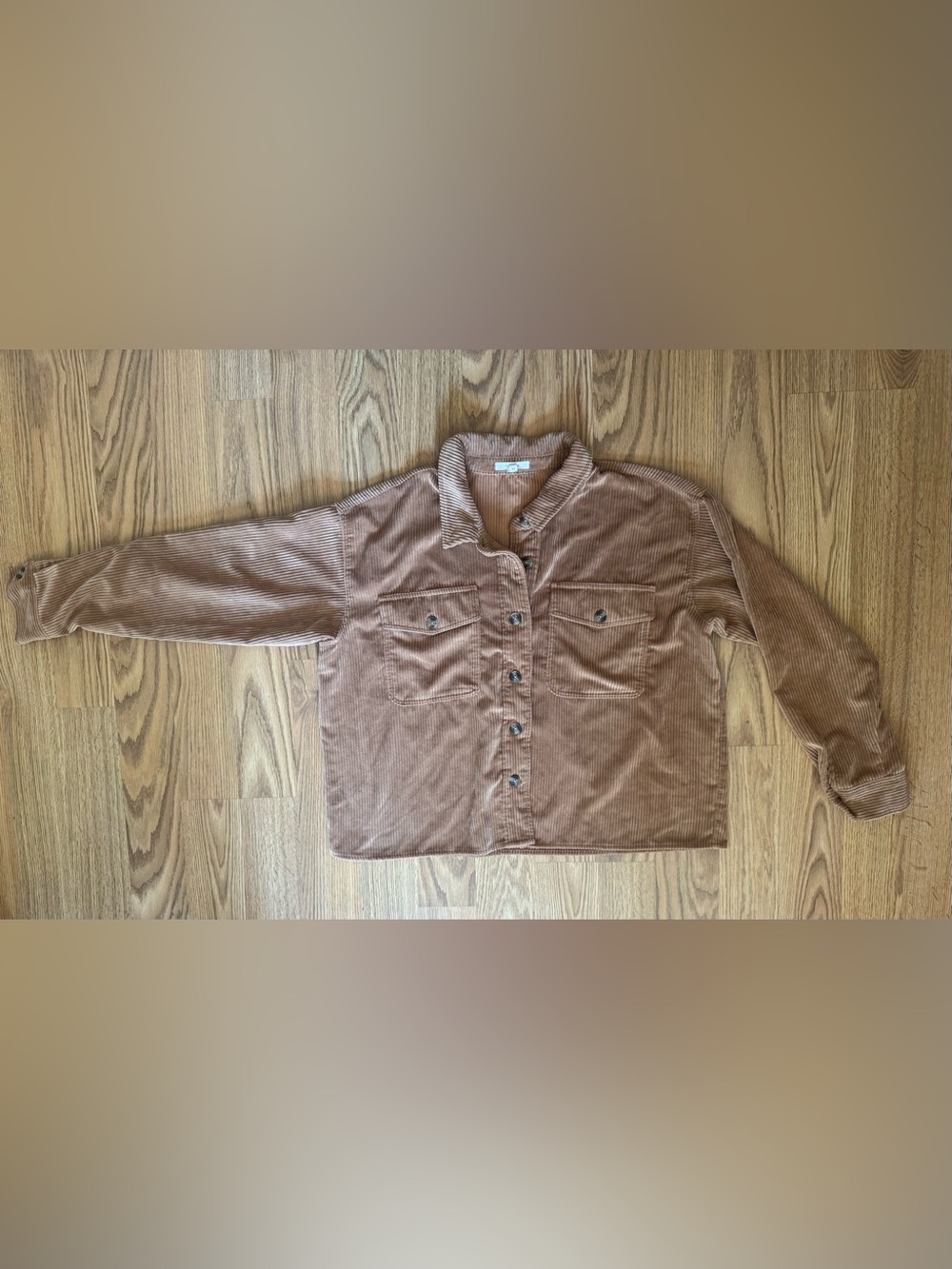 Maurice’s Ribbed Corduroy Shirt Jacket in Camel - XL